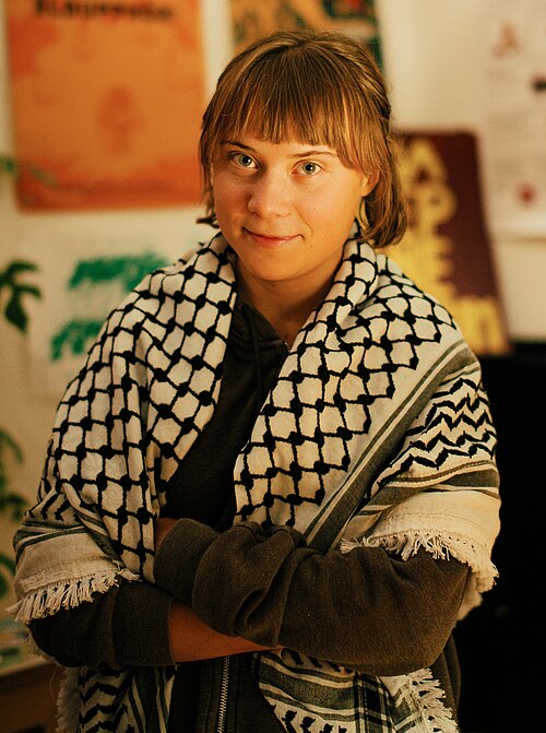 Portrait of Greta Thunberg