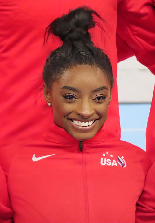 Portrait of Simone Biles
